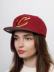 Бейсболка MITCHELL NESS арт. HHSS3256-CCAYYPPPDKRD Cleveland Cavaliers NBA (бордовый)